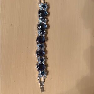 Juliana 5 link Large Blue Bracelet